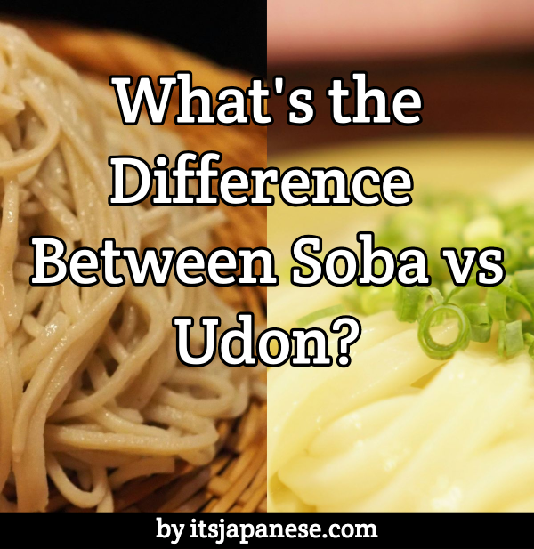 soba vs udon